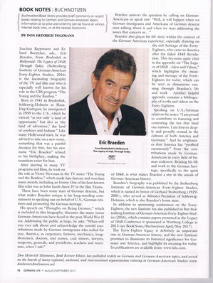 German Life, Eric Braeden - Book Review