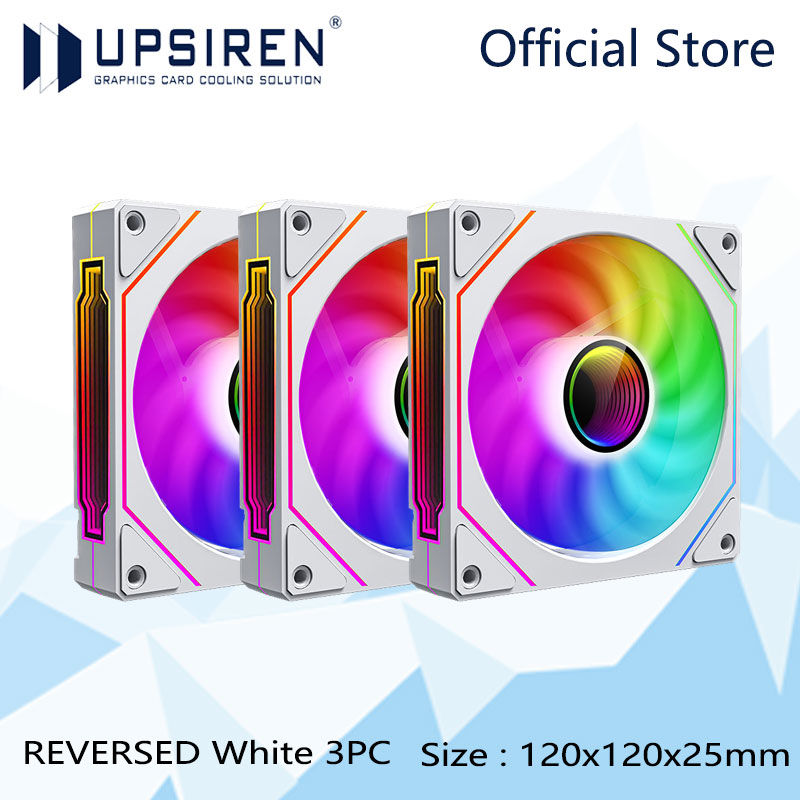 Thumbnail: UPSIREN UF-1 PRISM 4 PRO Computer Chassis Fan 12cm ARGB 4 Pin PWM Quiet Cooling 