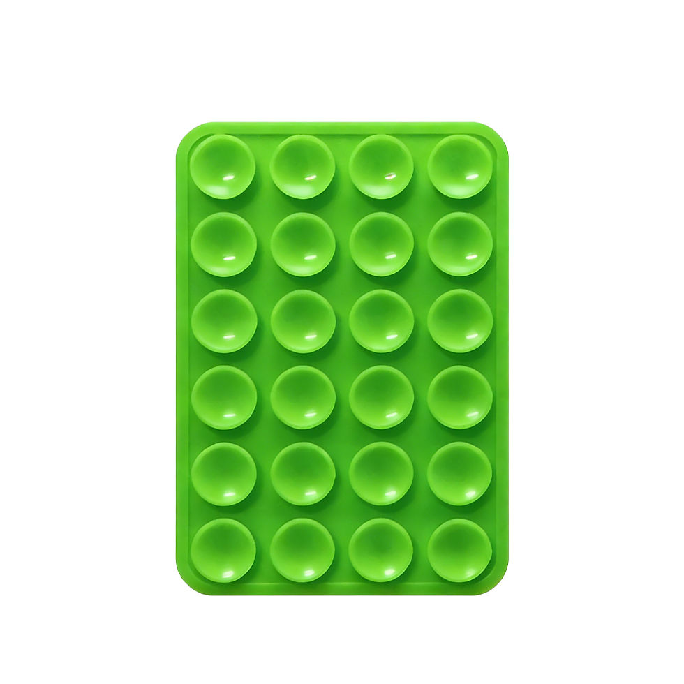 Thumbnail: Double Side Silicone Suction Pad For Mobile Phone Fixture Suction Cup Backed Adh