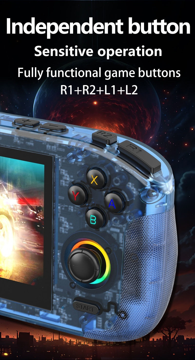 Thumbnail: Retro Handheld Game Console portable Gaming Console 64GB Open-Source Linux 3.5 I