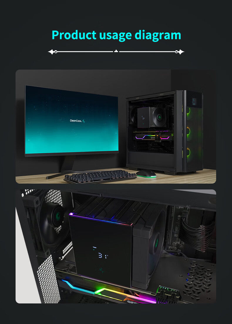 Thumbnail: DeepCool AK620 Digital CPU Cooler 6 Heat Pipe X79 X99 Processor Cooling Radiator