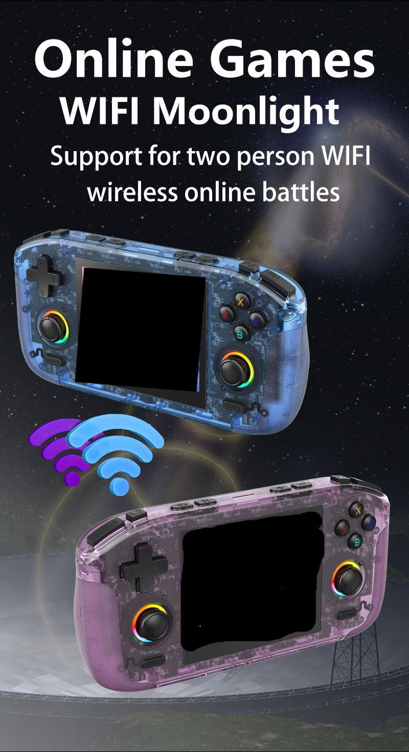 Thumbnail: Retro Handheld Game Console portable Gaming Console 64GB Open-Source Linux 3.5 I
