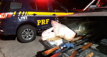 PRF prende três caçadores armados em Pelotas