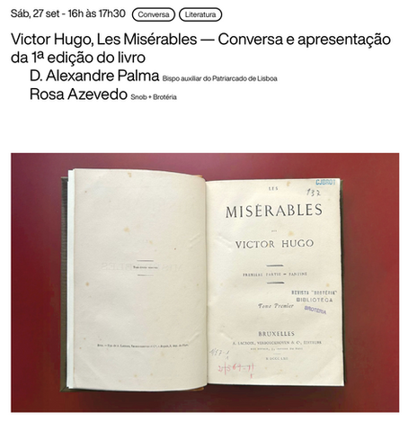 A primeira edição de Os Miseráveis, Victor Hugo