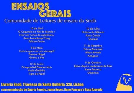 Mais livros do nosso ENSAIOS GERAIS