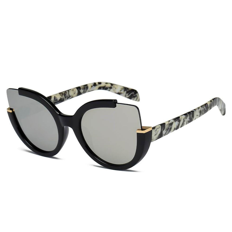 Miniatura: LENOX | Women Cut Out Round Cat Eye Fashion Style Vogue Sunglasses