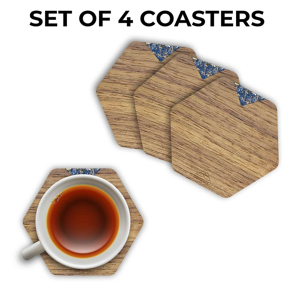 Miniatura: Wooden Coasters - American Walnut / Set of 4 Coasters