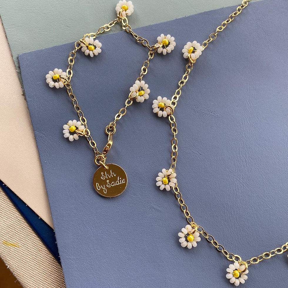 Miniatura: Bead Flower Chain Necklace / Bracelet