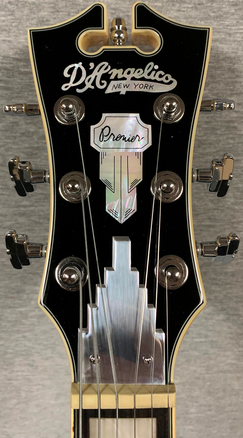 Thumbnail: D'Angelico Premier Bedford SH Semi-Hollow - Sky Blue with Tremelo and Gig Bag