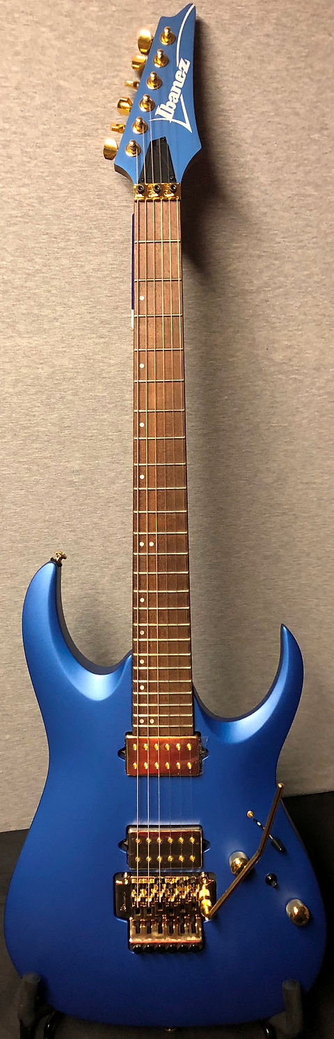Ibanez RGA42HPT - Laser Blue Matte Electric Guitar | A Plus Guitars