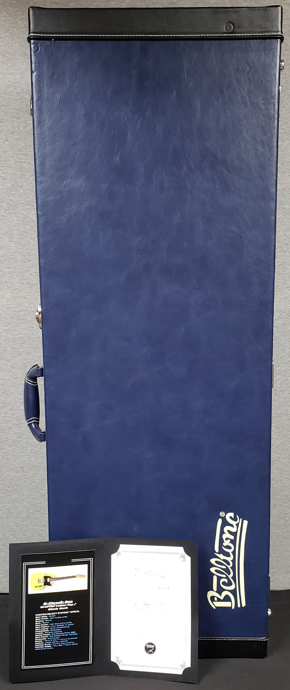 Thumbnail: Belltone BC1 B-Classic One - Graffiti Yellow Top/Black Back w/Hard Shell Case