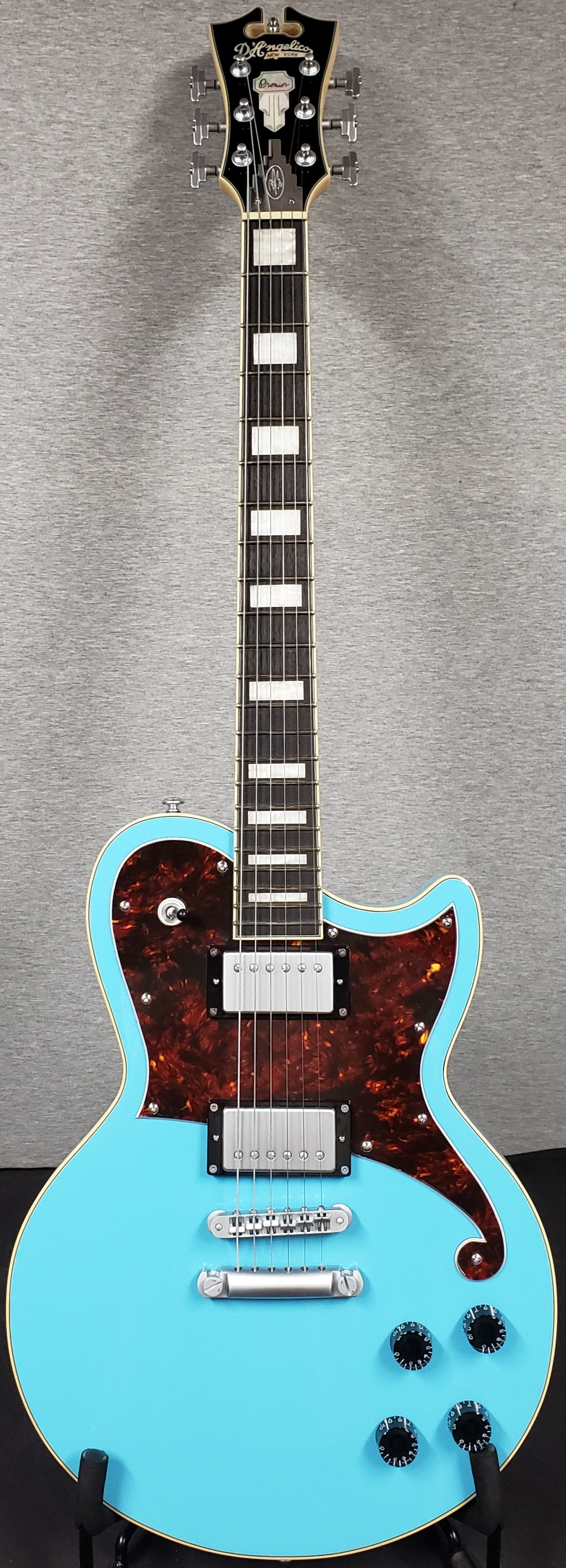 D'Angelico Premier Brandon Niederauer Atlantic with Gig Bag