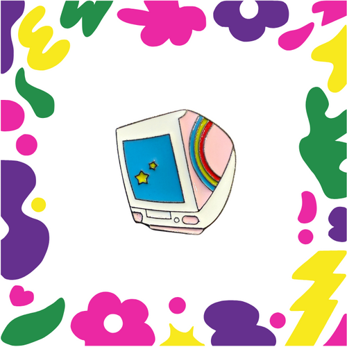 Creative Computer Lapel Pin | SHELOVESSTEM