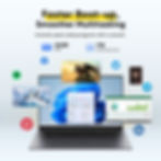 Thumbnail: UL185-TY 18.5" Laptop 24GB RAM 1TB SSD,Windows 11 Pro Notebook Computer