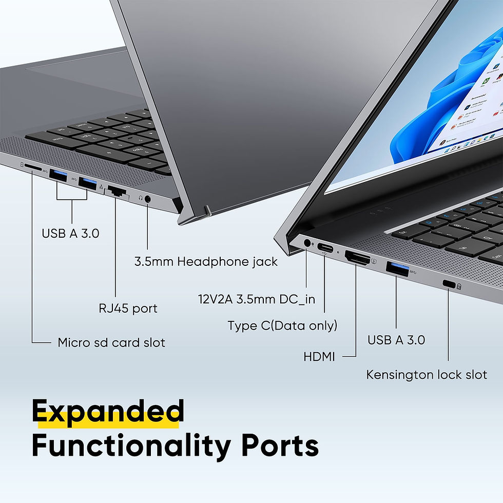 サムネイル： UL185-TY 18.5" Laptop 24GB RAM 1TB SSD,Windows 11 Pro Notebook Computer