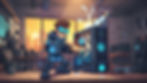 A widescreen anime-style illustration, rendered in the same art style as a modern sci-fi c