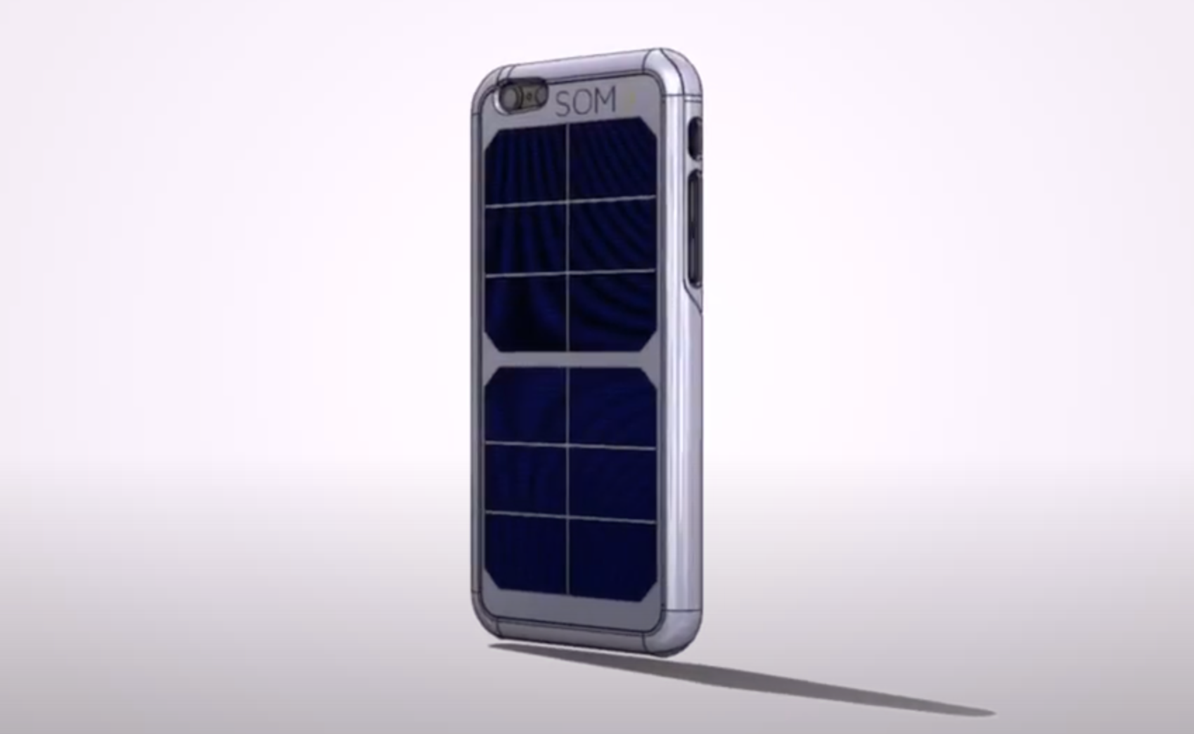 Funda de mòbil amb placa solar
