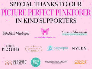 Thank You to Polkadots & Moonbeams & Our In-Kind Supporters