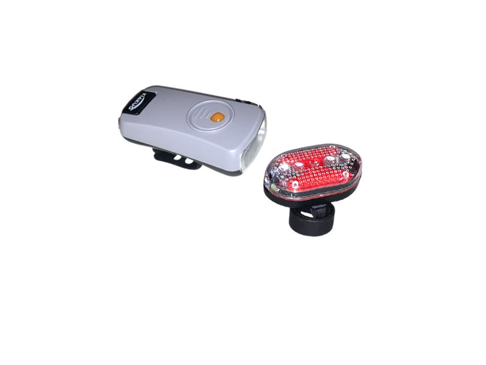 Linterna para bicicleta, delantera y trasera