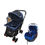 Miniatura: Carruaje + porta bebé con base