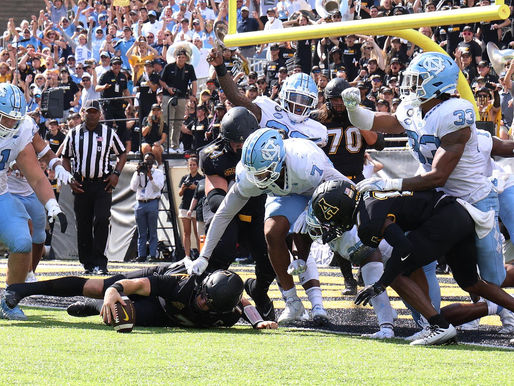 App State comes up short in hard fought season opener against North Carolina