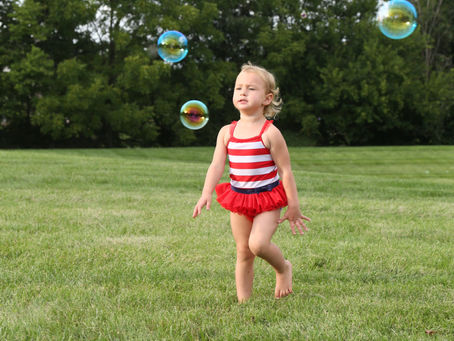 Malia chasing bubbles