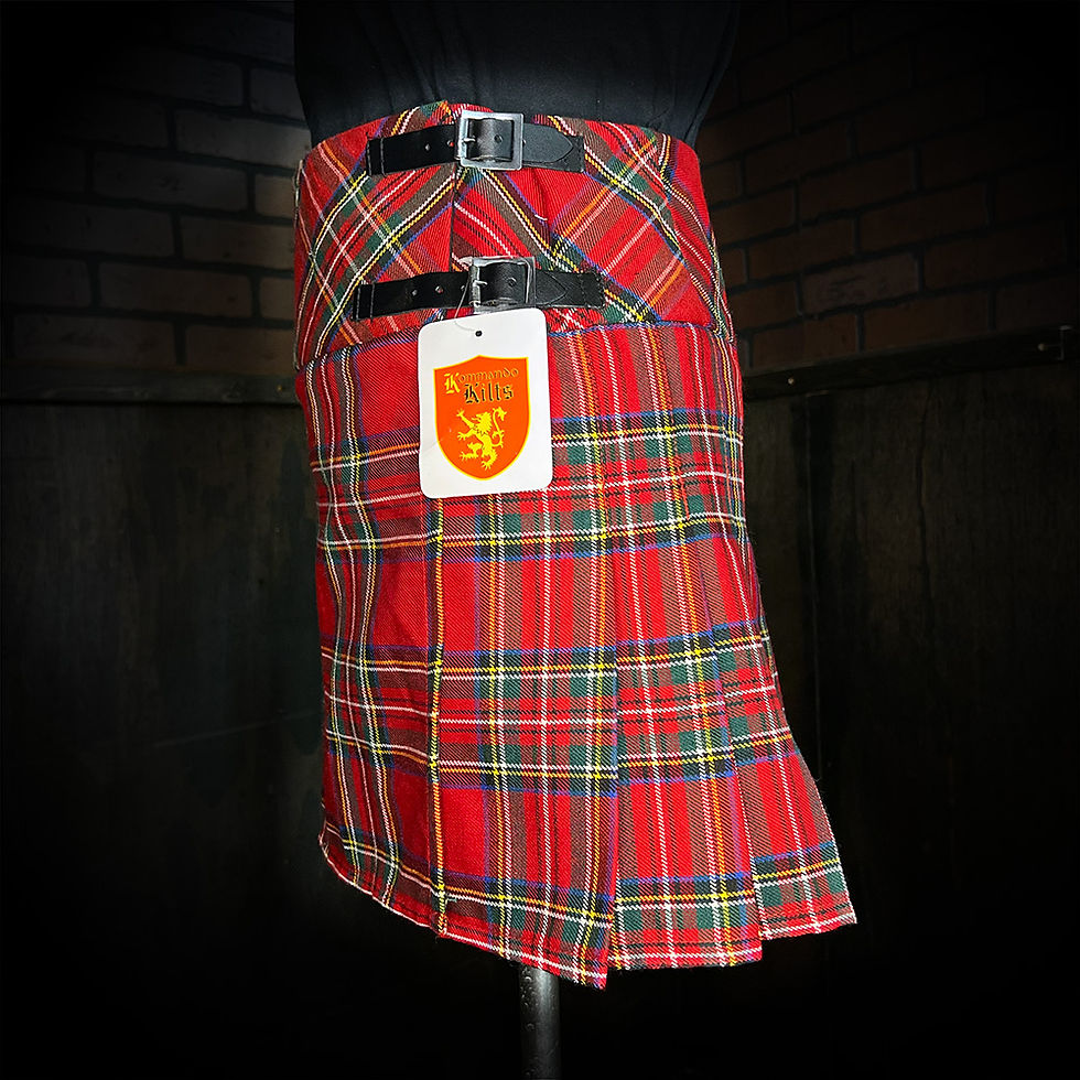 Thumbnail: PV Billie Kilt Stewart Royal Left Side