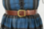 Thumbnail: 2'' Belt Mahogany Brown & Brass