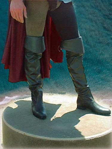 Blackbeard Thigh High Bucket Boots | Kommando Kilts