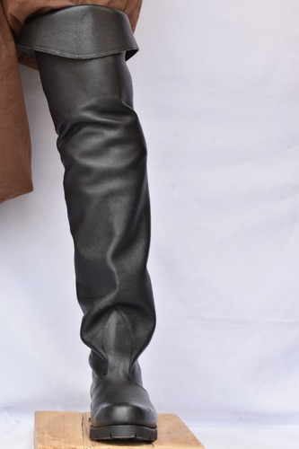 Blackbeard Knee High Bucket Boots Kommando Kilts