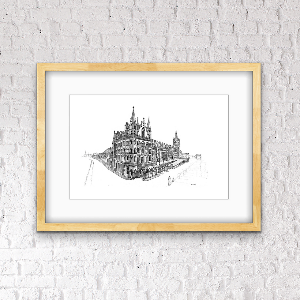 Thumbnail: St Pancras Station, London  - Series of 50 Prints