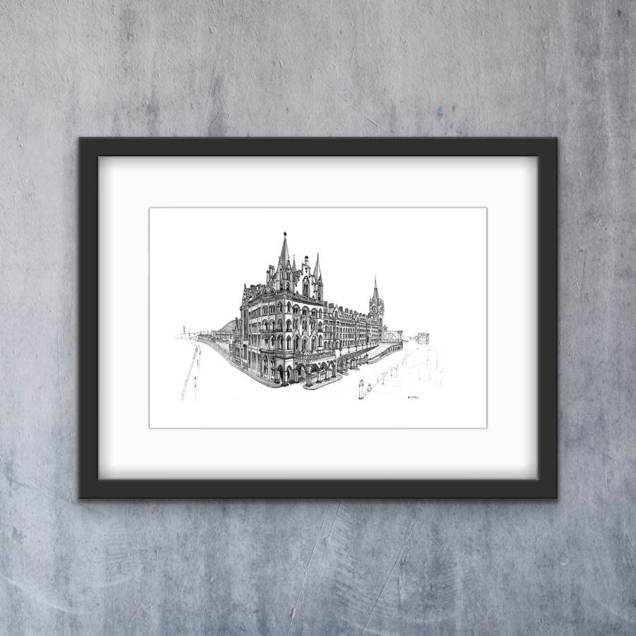 Thumbnail: St Pancras Station, London  - Series of 50 Prints