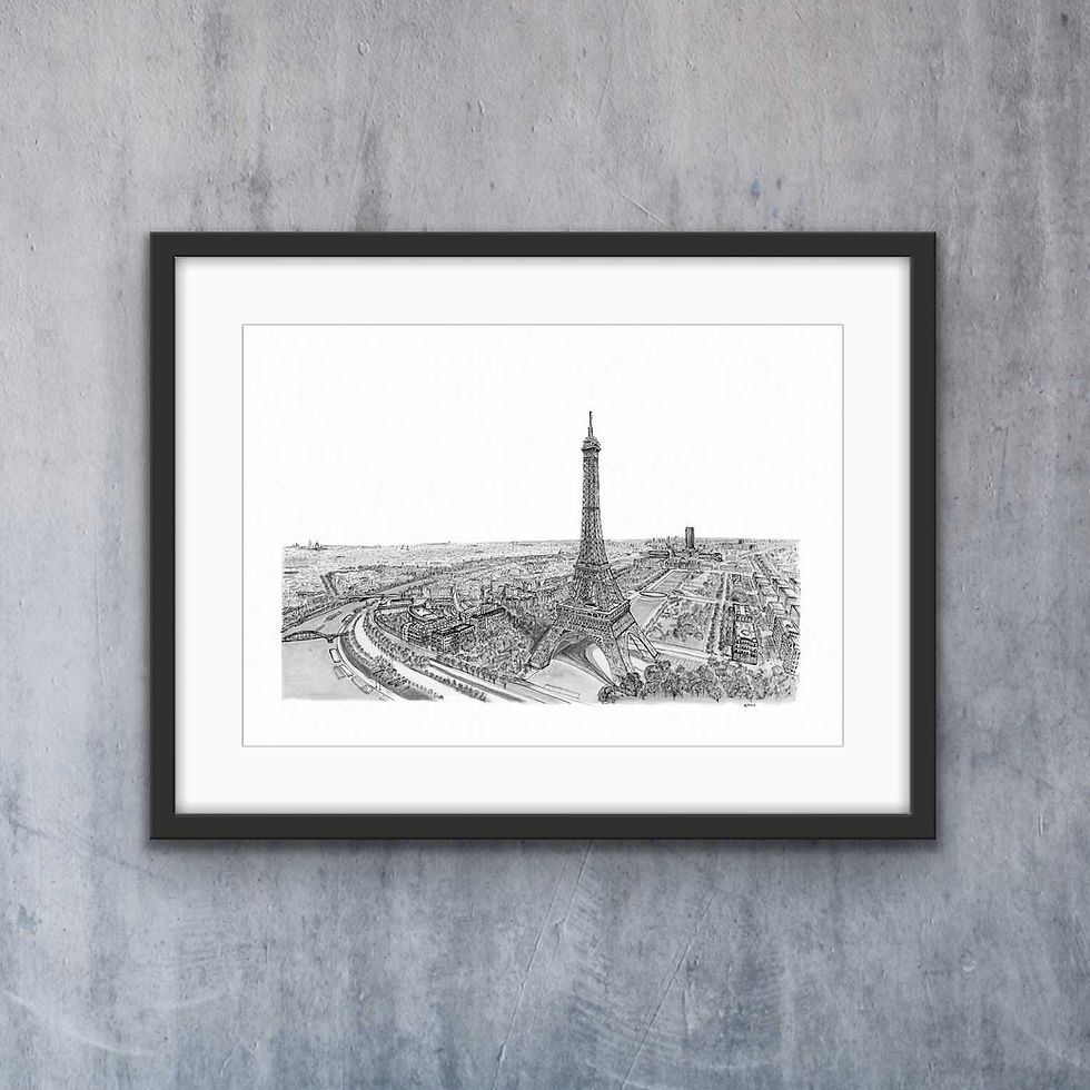 Thumbnail: Eiffel Tower, Paris, France  - Series of 50 Prints