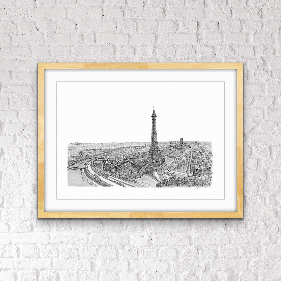 Thumbnail: Eiffel Tower, Paris, France  - Series of 50 Prints