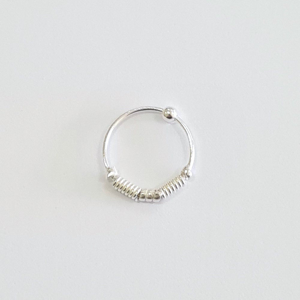 5PC0814 - Piercing argola 14mm com fios torcidos