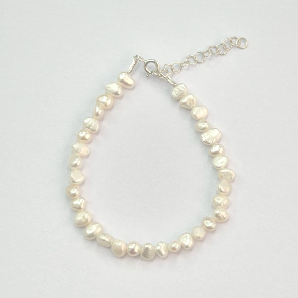1PL2215 - Pulseira pérolas barrocas 3-4mm