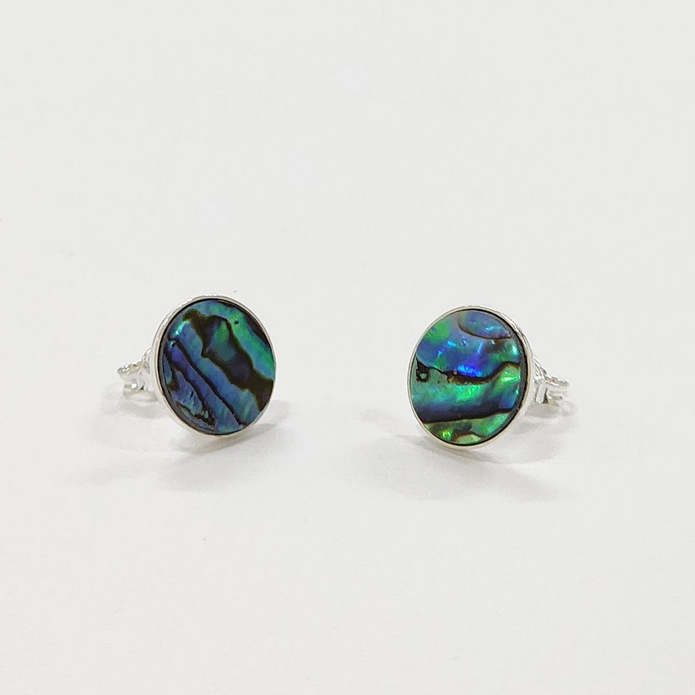 Miniatura: 1BR2022 - Brinco abalone redonda