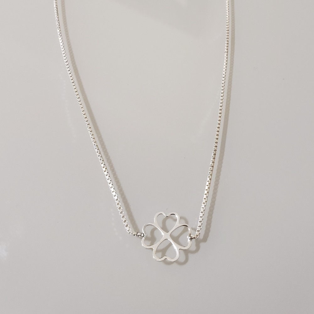 1CK0012 - Choker trevo 10mm vazado