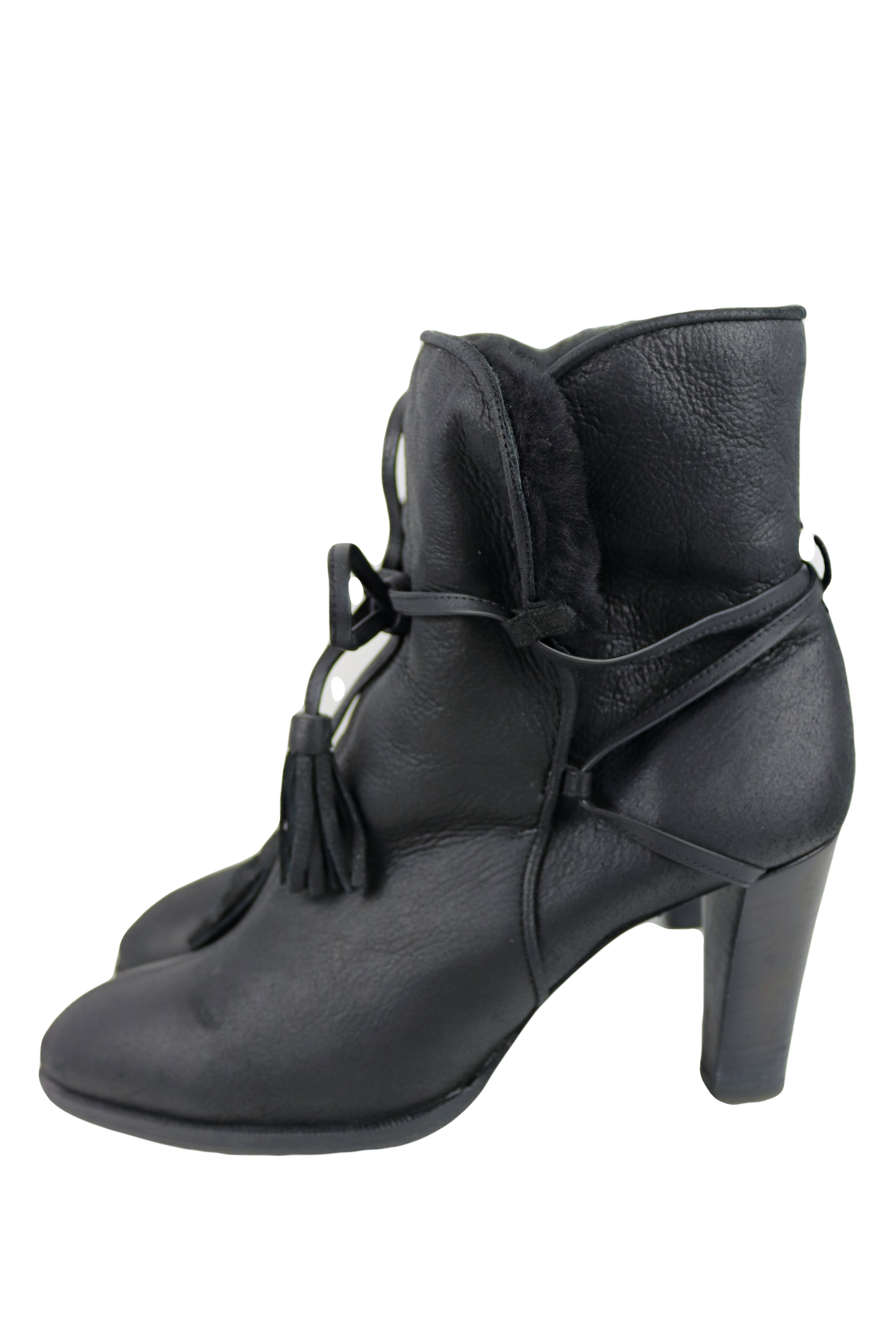 Chanel Lambfur Boots