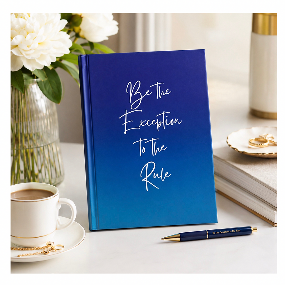 Be The Exception To The Rule Hardcover Guided Journal - For Your Inner G