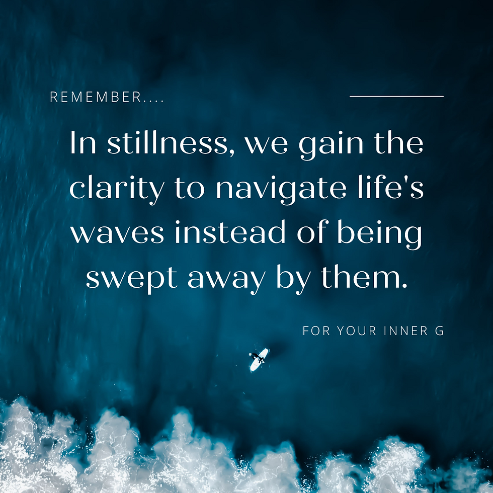 Relaxing in nature, experiencing the tranquility and benefits of stillness.