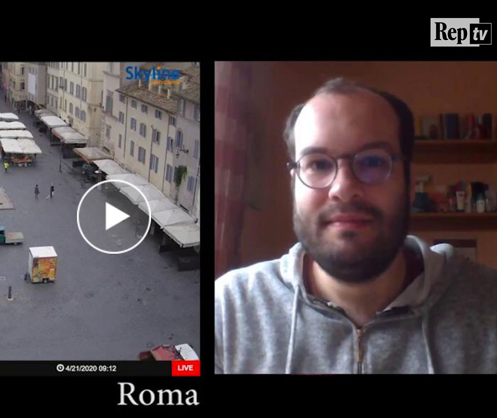 Coronavirus, piazze vuote e letture di poesie, a cura di Andrea Annessi Mecci per Repubblica Tv