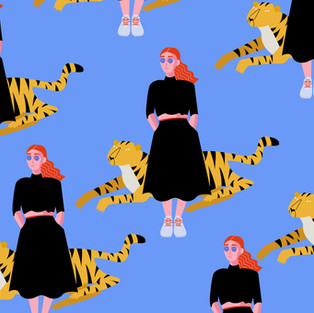 Girl with Tiger