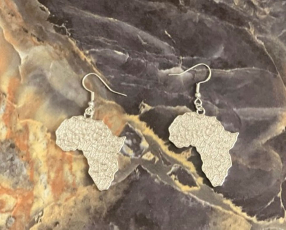 Thumbnail: Silver African Earrings