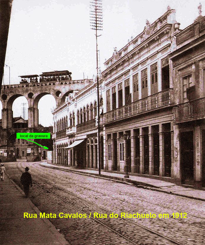 Miniatura: Rio de Janeiro Fantástica gravura datada de 1832