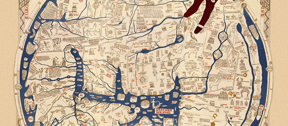 Mapa Mundo - Medieval datado - de 1270