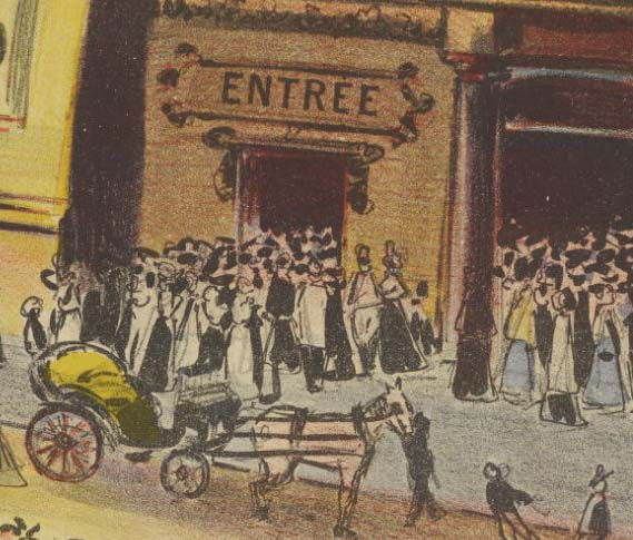 Miniatura: Poster publicidade da Feira Universal em Paris com Globo Celeste - 1900