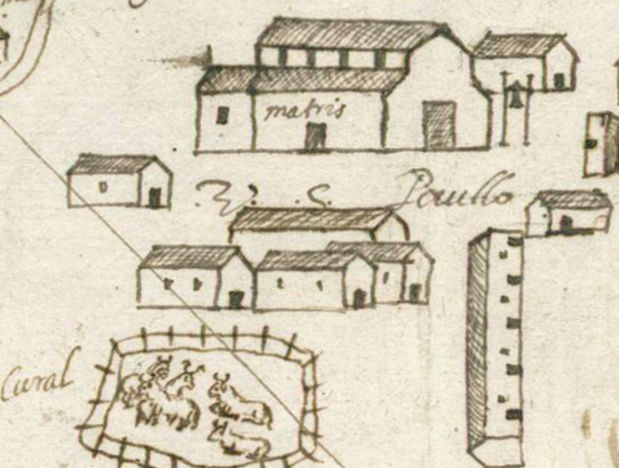 Miniatura: São Paulo e Santos, fundação da cidade raríssimo manuscrito de 1608