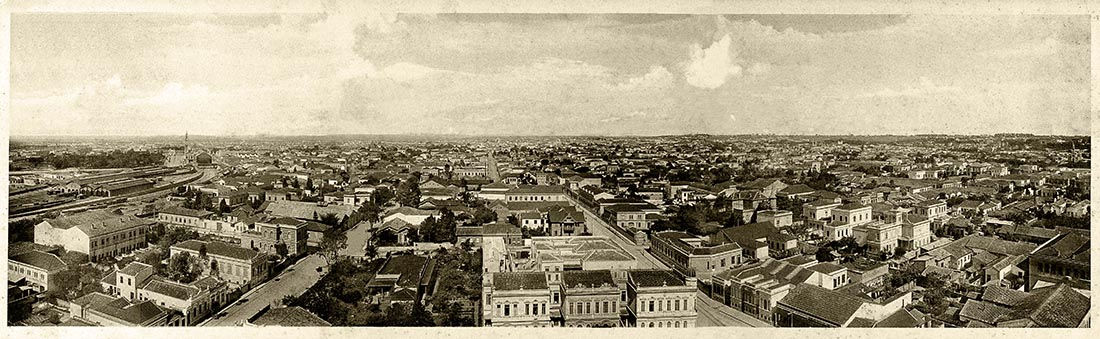 Panorâmica de S. Paulo Fotografia datada de 1902