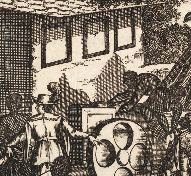 Miniatura: Forte Santa Catarina em Paraíba, Gravura de 1671